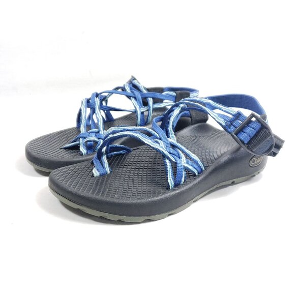 Chaco Women's Size 6 ZX3 Sports Sandals Blue - Picture 2 of 8